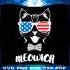 4th of July Meowica Cat SVG Cutting Files Design