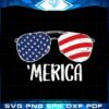 4th of July Merica Sunglasses SVG Cutting Files