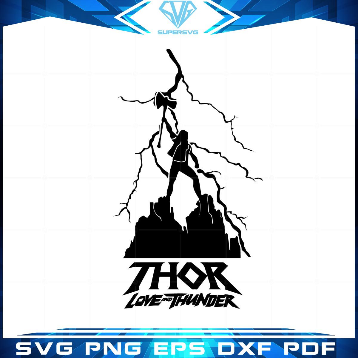 Thor Marvel svg cutting files Father’s Day shirt graphics