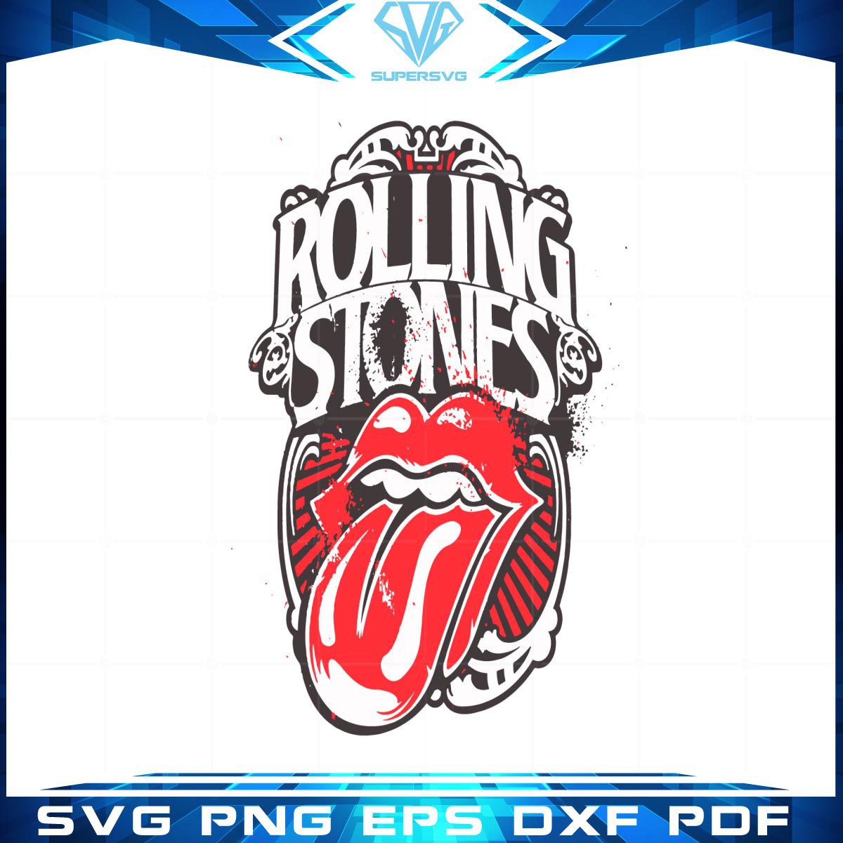 The Rolling Stones SVG cutting files