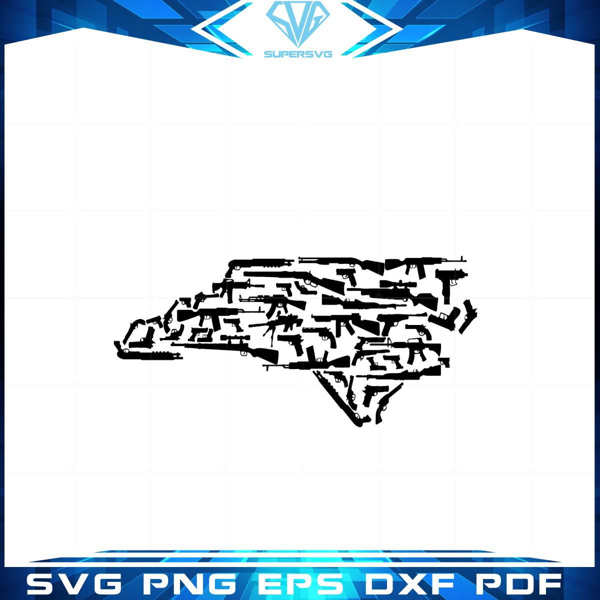 Gun Vector Design For Tshirt Svg
