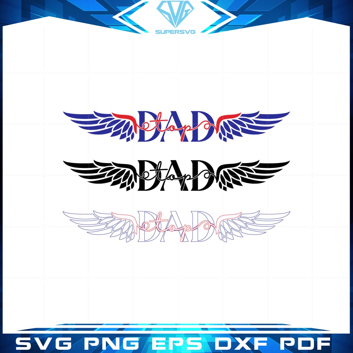 Love Dad SVG Cricut Fathers Day Cutting Files Design