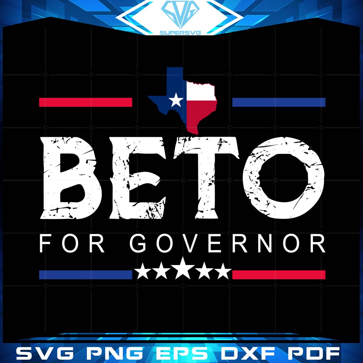Beto For Governor Texas Flag Svg, Trending Svg
