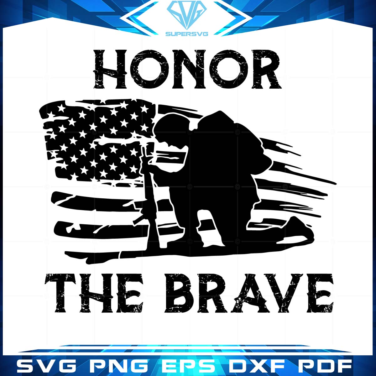 Patriotic Svg, Honor The Brave Svg, Memorial day Svg