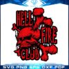 Red Hellfire Club Crossbone Svg, Hellfire Club Stranger Things 4 Svg