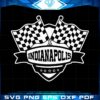 Indianapolis Indiana Racing Checkered Sport Svg