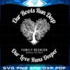Our Roots Eun Deep Family Reuntion Tree Svg