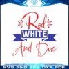 4th July Design Red White and Due SVG Cutting File