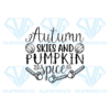 Autumn Skies And Pumpkin Spice Svg, Halloween Svg