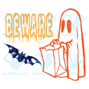 Beware Spook Bat Svg, Halloween Svg, Halloween Spook Svg
