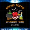 Hocus Pocus Teacher Life SVG File For Cricut