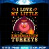 Little Kindergarten Turkeys PNG Sublimation Designs