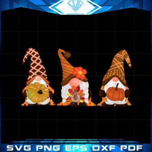 Baby Turkey  Fall Gnome Pumpkin PNG Sublimation Designs
