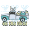 Easter Truck On The Hunt Cricut Svg Files, Easter Egg Svg