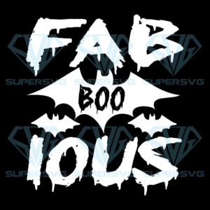 Fab Boo Lous Bat Svg, Halloween Svg, Bat Svg, Fab Boo Lous Svg