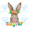 Funny Easter Bunny Face Png Sublimation, Easter Day Png