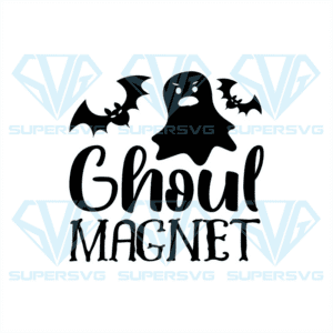 Ghoul Magnet Svg, Halloween Svg, Ghoul Svg, Halloween Bat Svg