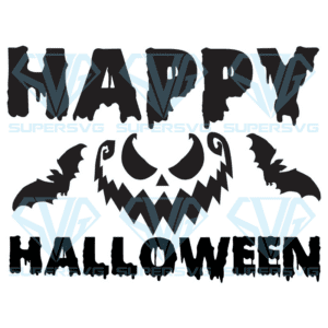 Happy Halloween Svg, Halloween Svg, Halloween Bat Svg