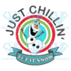 Just Chillin Let It Snow Png, Chritsmas Png, Snowman Png