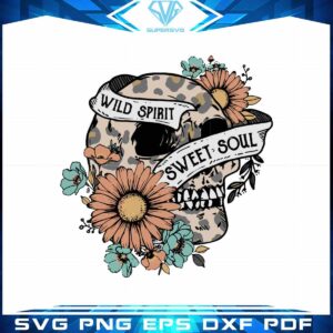 Wild Spirit Sweet Soul Rocker Sublimation SVG Vector Cricut Files