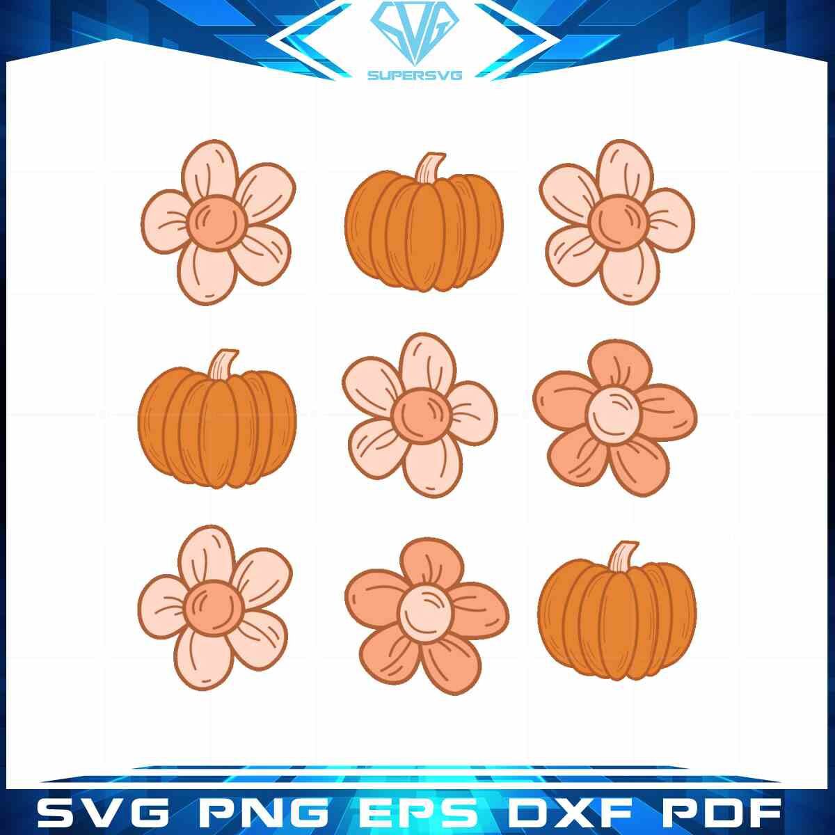 boho-flowers-and-pumpkins-spooky-season-svg-vector-cricut-files