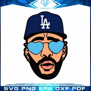 bad-bunny-dodgers-los-angeles-svg-cutting-file