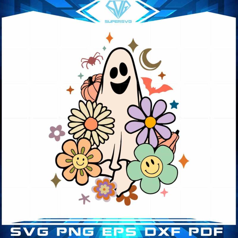 floral-halloween-ghost-cute-ghost-svg-cutting-files