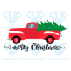 Merry Christmas Red Truck Png, Christmas Png, Red Truck Png