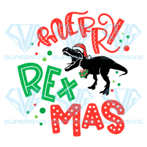 Merry Rex Mas Christmas Png, Christmas Png, Rex Png