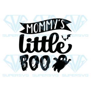 Mommy's Little Boo Spook Svg, Halloween Svg, Mommy's Little Boo Svg