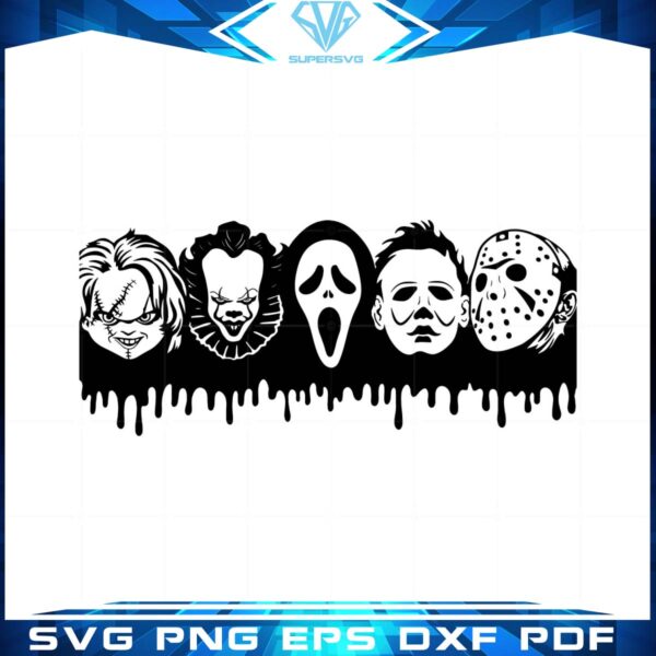 Halloween Horror Movies SVG File For Cricut