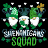 Shenanigans Squad St Patricks Day Cricut Svg Files, St. Patrick Svg