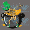 St Patricks Day Dabbing Skull Cricut Svg Files, St. Patrick Svg