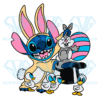 Stitch Easter Bunny Cricut Svg Files, Stitch Svg