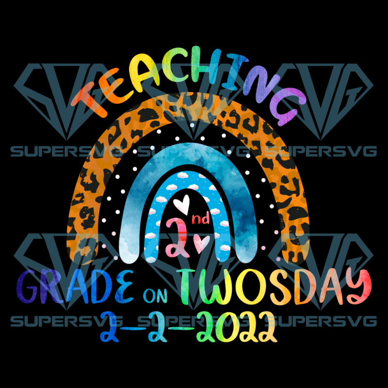 Teaching 2nd Grade Rainbow Sublimation, February 22nd 2022 Png