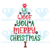 We Woof You A Merry Christmas Png, Christmas Png