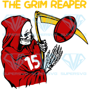 When It's Grim Be The Grim Reaper Cricut Svg Files, Football Svg