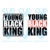 Young Black King Bundle Cricut Svg Files, Afro Man Svg