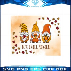 Fall Gnomes Autumn Vector SVG Cutting Files
