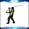 Fishing man Fisherman SVG Cutting File