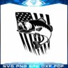 Fishing USA Flag SVG Cutting File