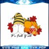 Gnome It's Fall Y' All Sublimation Autumn Design SVG