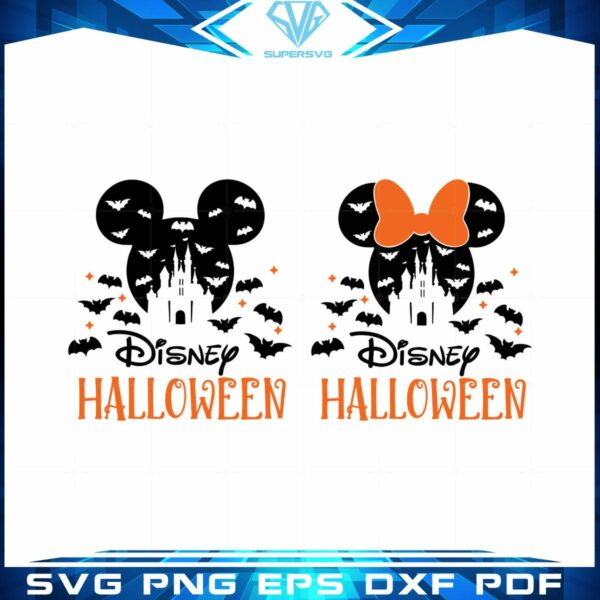 Halloween Disney Bat SVG, Magical Kingdom SVG