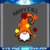 Happy Fall Gnome Layered SVG Cutting Files