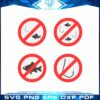 No Fishing SVG Cutting Files