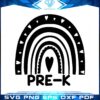 Pre K Rainbow Svg T-Shirt Graphic Designs