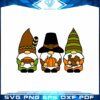 Thanksgiving Gnomes Vector Cut Files SVG