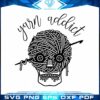Yarn addict Yarn Skull T-Shirt Graphic Designs