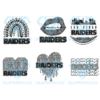6 Files Of Las Vegas Raiders Bundle Svg