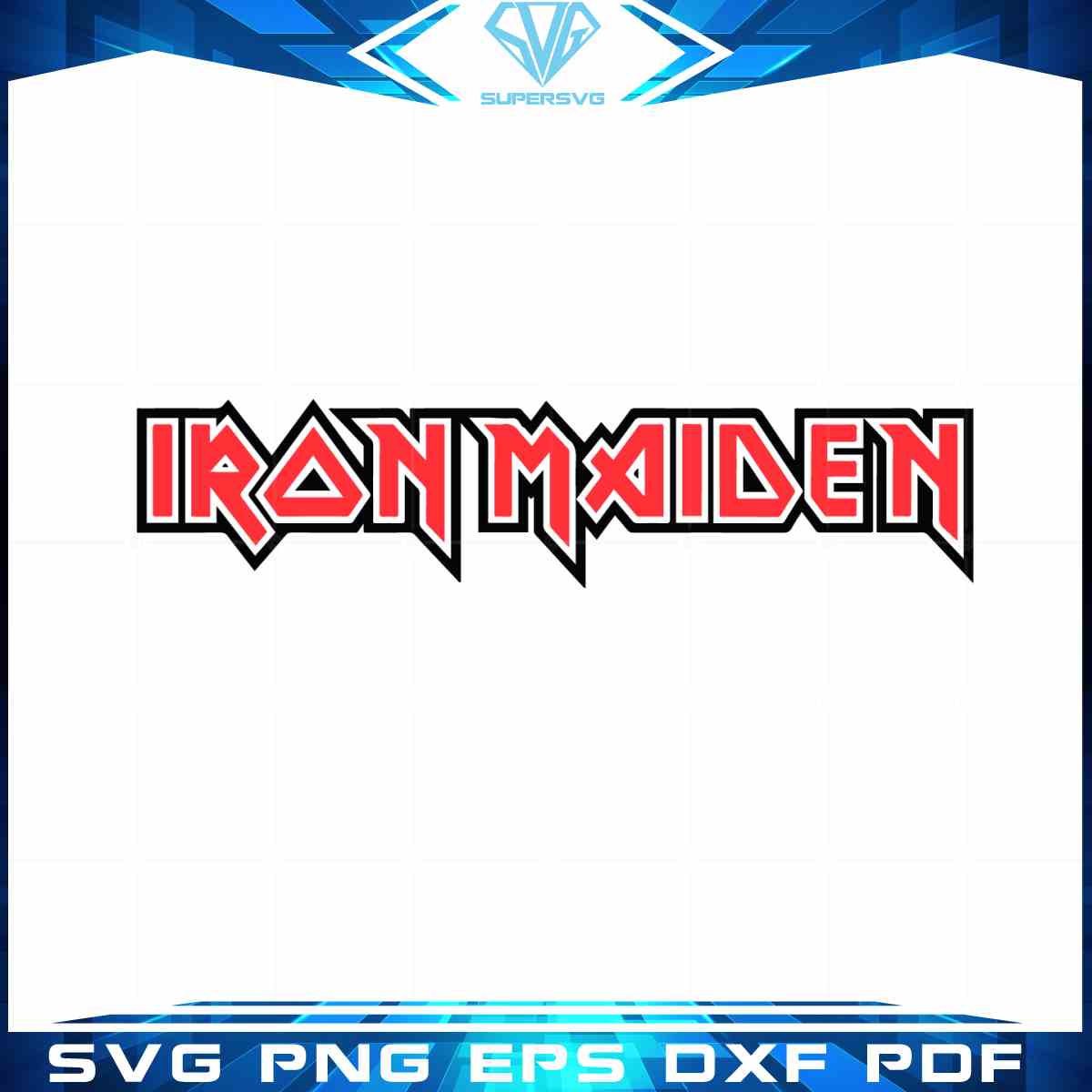 Iron Maiden Logo SVG Files for Cricut Design Space